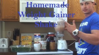 HighCalorie NutrientDense Weight Gainer Shake Homemade Recipe [upl. by Huda408]