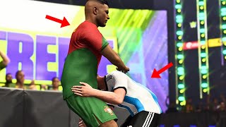 🫨RONALDO VS MESSI PLAYING WWE 2K24 LIVE🔴 [upl. by Dleifrag]