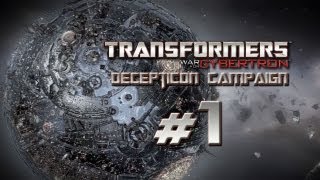 Transformers War for Cybertron Walkthrough  Decepticon Campaign Part 1 Commentary  Lord Megatron [upl. by Yves]