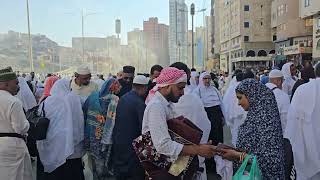 Ibrahim Al Kalil Street after Jumma Namaz mecca [upl. by Nylcoj]