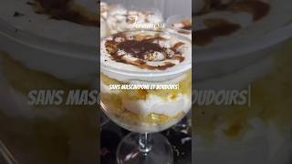 Tiramisu sans mascarpone et Boudoirs food food cuisinefacile tiramisu youtubeshorts [upl. by Ennaerb]