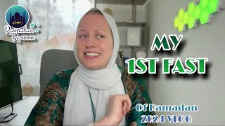 FIRST DAY OF RAMADAN VLOG 2024  Suhoor to Iftar Ramadan Prep Goals Fundraiser amp Channel Updates [upl. by Adnelg446]