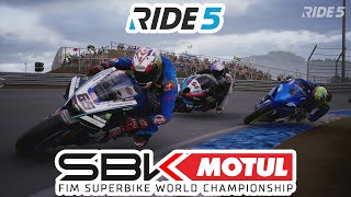 RIDE 5  WSBK 2024 Race At Estoril [upl. by Heidi404]