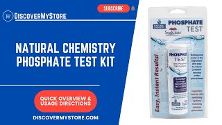 Natural Chemistry Phosphate Test Kit [upl. by Ahsaetan362]