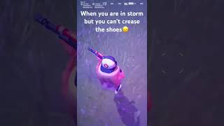 Can’t crease the Js😞fortnite funny shoes foryou [upl. by Ebeohp]