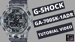 CASIO G SHOCK GA700SK1ADR REVIEW  FULL TRANSPARENT GSHOCK [upl. by Malik]