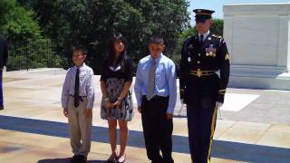 Wreath laying at the Tomb of the Unknown Soldier [upl. by Euphemia]