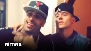 Kevin Roldan Y Nicky Jam Grabando En El Estudio [upl. by Alrep]