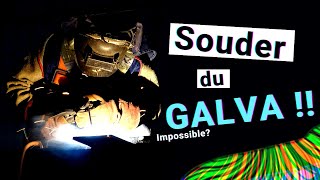 ✅Comment SOUDER de lAcier GALVANISÉ   Soudure Galva [upl. by Dale]