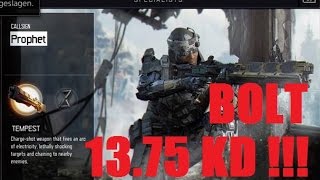 ROAD TO 15 KD 1375 BOLT WORLDS HIGHEST KILL DEATH RATIO ON BLACK OPS 3 [upl. by Troyes]