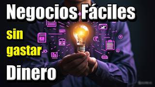 5 ideas de negocios rentables con poco o ningún capital [upl. by Dnomyad]