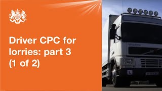 Driver CPC for lorries part 3  driving test 1 of 2 [upl. by Fusuy]