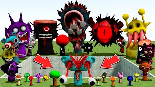 👁️‍🗨️ NEW SPARTAN KICKING AND FREEZE ALL SPRUNKI HORROR PHASES amp SPRUNKI TAPES in Garrys Mod [upl. by Ody]