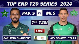 PAKISTAN SHAHEENS vs MELBOURNE STARS MATCH 7 LIVE SCORES  PAK vs MELBOURNE LIVE MATCH [upl. by Dorry]