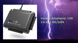 Inateck Adaptateur USB 30 vers IDESATA [upl. by Lynnworth]