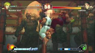 Street Fighter 4 MaximilianKen vs Alex ValleRyuPT2 [upl. by Sirahc195]