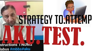 Strategy to attempt AkU Test I Entry test Date mbbs mdcat [upl. by Jelle]