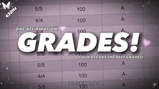 432Hz  GRADES  “I Always Get The Best Grades” One Affirmation [upl. by Germain]