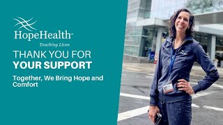 Thank you for your support from HopeHealth [upl. by Cassady816]