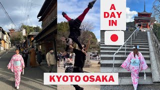 JAPAN VLOG KYOTO amp OSAKA  INDIAN IN JAPAN [upl. by Courtund]