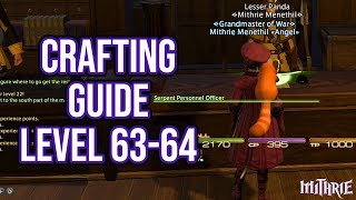 FFXIV 40 1104 Crafting Guide Level 63 to 64 [upl. by Aicilyhp]