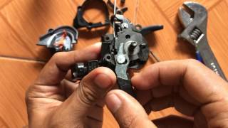 How to Repair or Assemble Shifter Shimano Alivio M4000 [upl. by Notsew86]