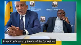 Press Conference by Leader of the Opposition [upl. by Nonnairb]