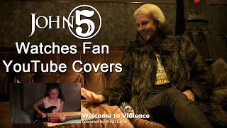 JOHN 5 Watches Fan YouTube Covers  MetalSucks [upl. by Tnahsin]