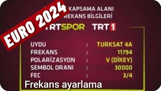 LG TV EURO2024 FREKANS AYARLAMA [upl. by Gard]