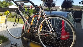 Review PorteVélos Voiture à Sangles de Sotech  Moins de 40€ [upl. by Nellac]