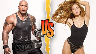 Shakira VS The Rock Transformation ⭐ 2024  From 01 To Now Years Old [upl. by Dumond252]