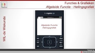 TINspire CX Hellingsgrafiek [upl. by Eniretac]