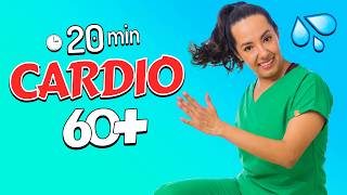 Rutina de 20 minutos de Ejercicio CARDIO para Adultos Mayores ACTIVOS  Mariana Quevedo [upl. by Ytsirk154]