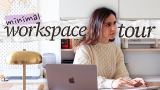 My 2024 Minimal Workspace Tour [upl. by Kreg724]