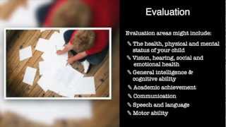 Special Education Referral Evaluation and the IEP Part 2 of 4 [upl. by Eniawtna]