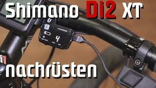 Teil 1 Einbau elektron Shimano Di2 XT Schaltung 11fach Pedelec [upl. by Hinch]