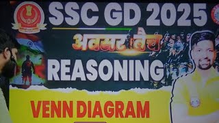 SSC GD Constable  2025 Venn Diagram अब हिंदी में उपलब्ध  SSC GD Reasoning by sandeep sir 1 rwa [upl. by Shaylyn]