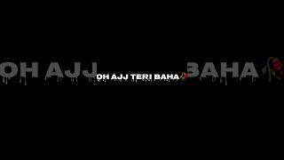 Dil kehnda me tenu bola song status🥵💖black screen lyrics song statusnew Hindi WhatsApp status [upl. by Matthei]