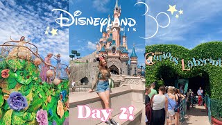 Disneyland Paris 2023 Day 2🤍 Fantasyland Parades amp Exploring ✨ [upl. by Adna]