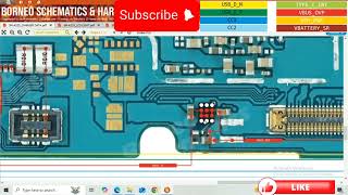 Samsung A22 a225 changing diagram  samsung a22 charging and usb ways and circuits borneo [upl. by Balbur245]