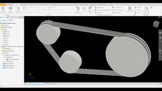 Inventor 13 Diseño de una transmisión de bandas V autodesk inventor [upl. by Iredale493]