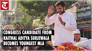 ‘Won in Kaithal with over 8000 votes…’ Congress’ Aditya Surjewala becomes youngest MLA [upl. by Trbor]