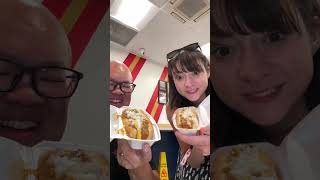 4 Hot Dog spots in Las Vegas with EatItKatie [upl. by Ihpen]