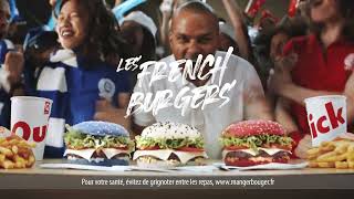 Les French Burgers arrivent chez Quick  🔵⚪🔴 [upl. by Maidie]