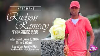 Interment Service for Rudson Ramsay [upl. by Ross]