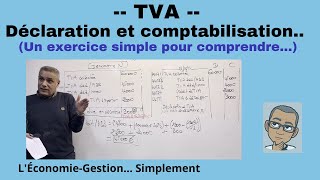 TVA  Déclaration et enregistrement dans le journal comptable Simplement [upl. by Leaffar]