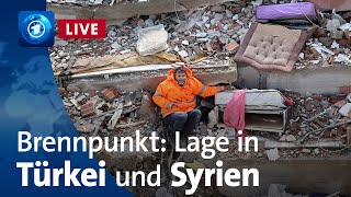 ARDBrennpunkt Erdbebenkatastrophe in der Türkei und Syrien [upl. by Agni367]