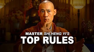 The 7 Rules To Become Unshakeable  Shi Heng Yi [upl. by Annail830]