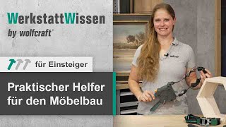 Bandspanner PRO Praktischer Helfer für den Möbelbau  WerkstattWissen  wolfcraft [upl. by Mauldon300]