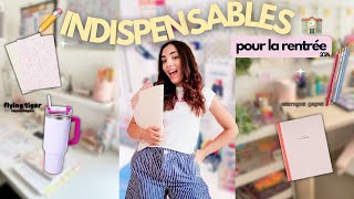 BACK TO SCHOOL  les indispensables à AVOIR pour la rentrée  concours ✨ [upl. by Levy500]